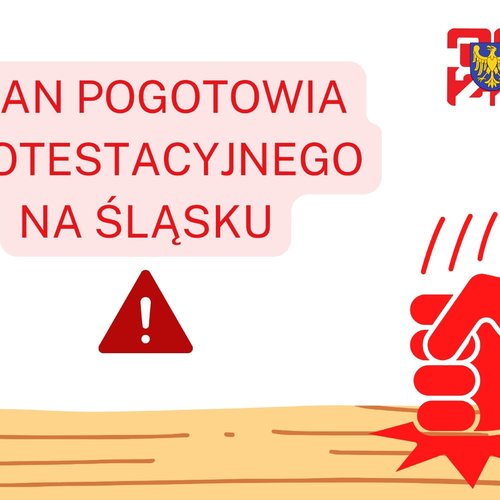 Obraz główny aktualności o tytule Stan pogotowia protestacyjnego w województwie śląskim 