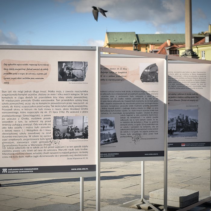 Wystawa -Tajne nauczanie w okupowanej Warszawie-