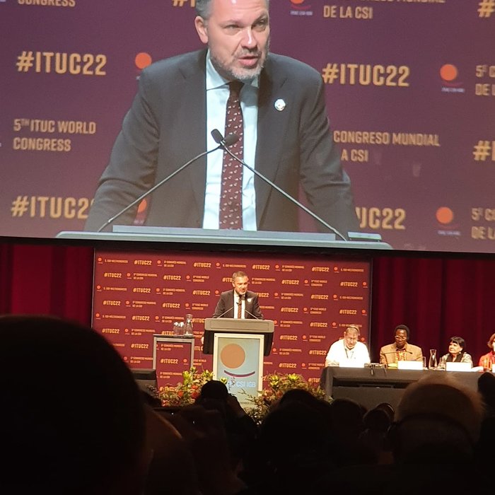 V Światowy Kongres Międzynarodowej Konfederacji Związków Zawodowych - Piotr Ostrowski członkiem tytularnym Rady Generalnej ITUC