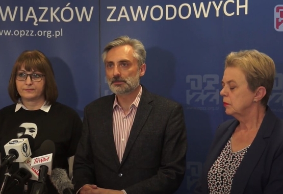 Konferencja OPZZ w sprawie NSZZ Pracowników Wymiaru Sprawiedliwości RP 14 05 19