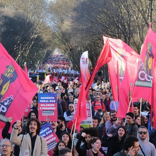 Obraz Aktualności o tytule Strajki portugalskich pracowników