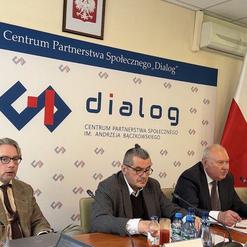 Obraz Aktualności o tytule O przyszłości dialogu społecznego w CPS „Dialog”