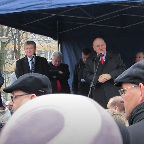 Obraz główny aktualności o tytule Jan Guz - Pomnik Daszyńskiego 