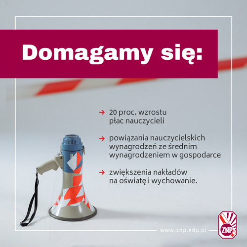 Obraz główny aktualności o tytule ZNP: apelujemy o współdziałanie na rzecz wzrostu wynagrodzeń! 