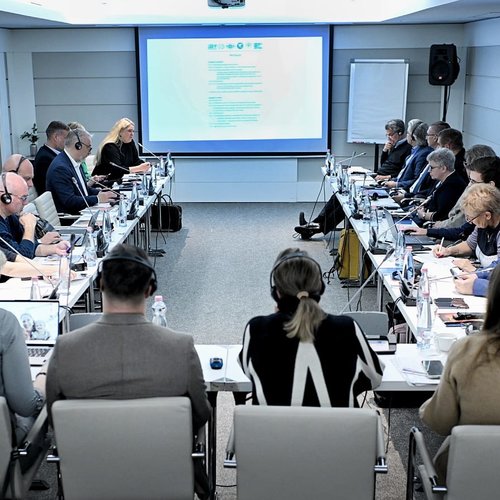 Obraz główny aktualności o tytule Spotkanie związkowej Grupy Wyszehradzkiej 