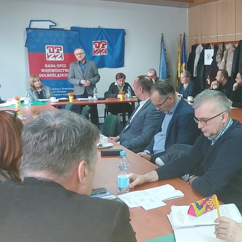Obraz główny aktualności o tytule Dolnośląskie: posiedzenie Rady OPZZ 