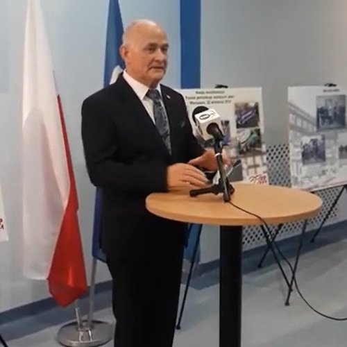 Obraz główny aktualności o tytule Konferencja Prasowa Przewodniczącego OPZZ - 28.11.2019 