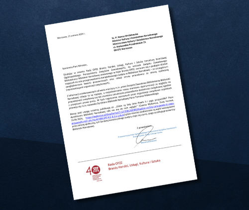 Obraz główny aktualności o tytule Kompleksowy audyt w Bibliotece Narodowej: pismo Branży OPZZ do Ministerstwa 