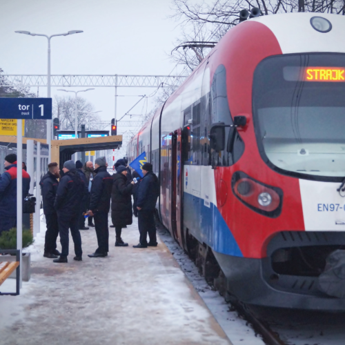 Obraz główny aktualności o tytule Maszyniści WKD rozpoczęli strajk 