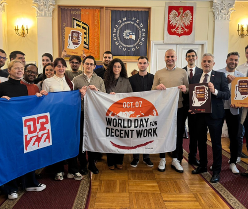 Obraz główny aktualności o tytule Młodzi związkowcy o cyfryzacji, sztucznej inteligencji i demokracji w pracy 