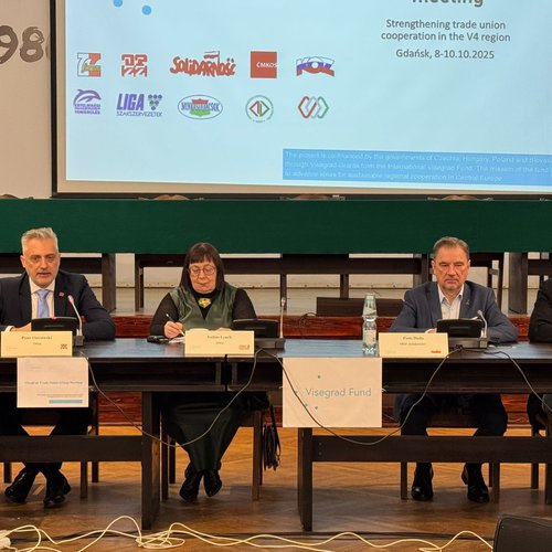 Obraz główny aktualności o tytule Związkowa grupa Wyszehradzka - Gdańsk 2025 