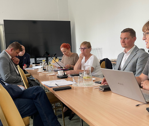 Obraz główny aktualności o tytule Posiedzenie Rady OPZZ Branży Usługi Publiczne 