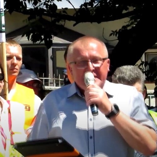 Obraz główny aktualności o tytule Strajk Górników z JSW 24.06.19 