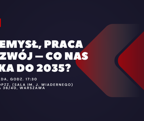 Obraz główny aktualności o tytule Przemysł, praca i rozwój - co nas czeka do 2035? 