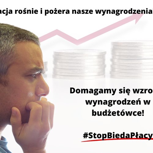 Obraz główny aktualności o tytule OPZZ: Propozycja rządu ws. wzrostu płac w budżetówce jest skandaliczna! 