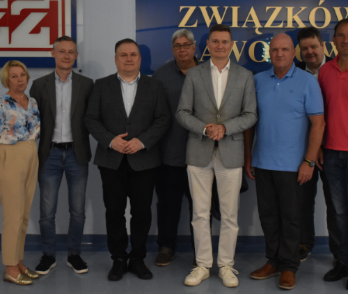 Obraz główny aktualności o tytule Wizyta związkowców z OGB i Izby Pracy Dolnej Austrii 