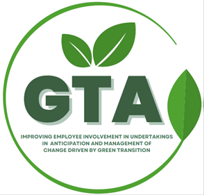 Obraz główny aktualności o tytule Improving employee involvement in undertakings in anticipation and                                                                  management of change driven by green transition- GTA 